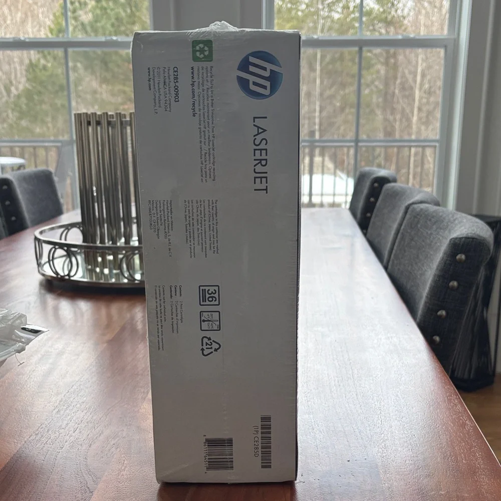 HP LaserJet 85A Dual Pack in Black - pack of 2 still sealed - Picture 3 of 4